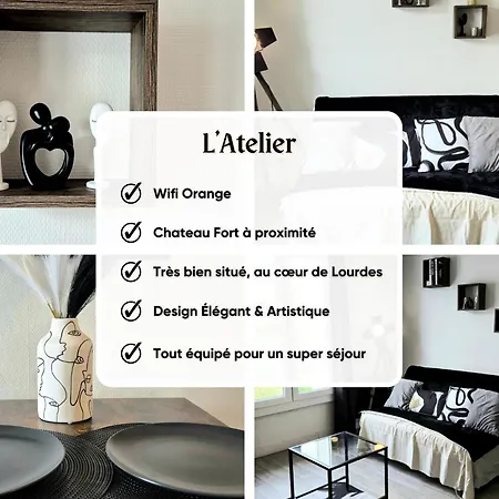 L'atelier-t2 Proche Du Centre-wifi-parking شقة *