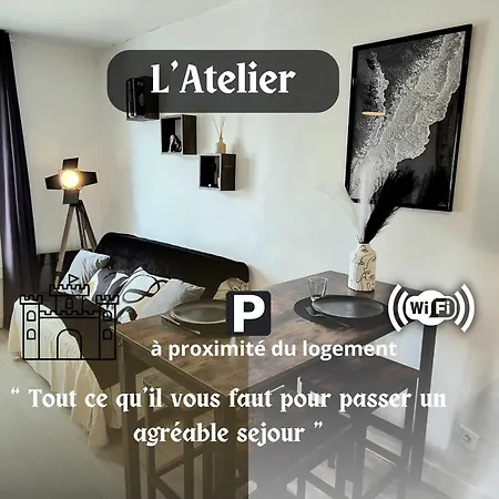 شقة L'atelier-t2 Proche Du Centre-wifi-parking لورد